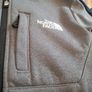 The North Face Boys Zip Hoodie Sweater Grey Colourblock Image 3