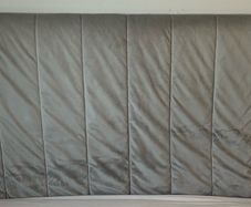 Double bed headboard velvet cover machine washable