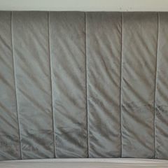 Double bed headboard velvet cover machine washable
