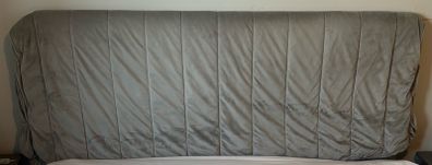Double bed headboard velvet cover machine washable