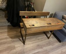 Vintage school desk