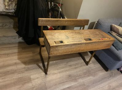 Vintage school desk