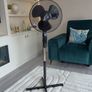 16" Inch, Black Pedestal Fan from Schallen Image 2