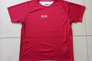 Nike Mens DRI-FIT Running T-Shirt Red Large Crew Neck