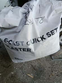 E cast plaster/ plaster of paris