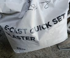 E cast plaster/ plaster of paris