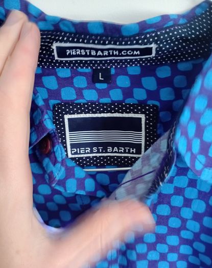 Pier St Barth mens designer shirt