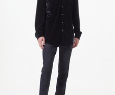 Hugo Boss Mens Kenno 2 Velvet Shirt, Black1, 50484119, Eu54,uk 44,us17.5,int-xxl