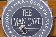the man cave metal wall bottle cap