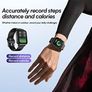 Smart Watch, 1.69" Ultra Retina Screen Fitness Tracker, All-day Heart Rate and Blood Oxygen Monitoring, Over 110+Sport Modes with IP67 Waterproof, 12mm Ultra-Thin Alloy Body for iOS Android (FREE POSTAGE) Image 5
