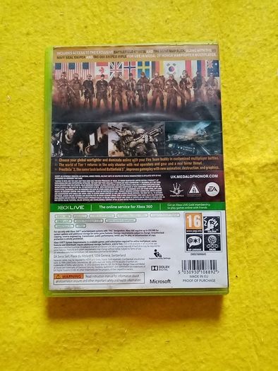 Medal of honor Warfighter Limited edition Xbox 360 games Original