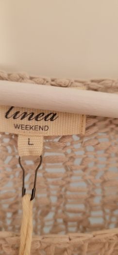 Linea WEEKEND Striped Cotton Knit Sz L (Fit 10-12UK) - Bnwt Rrp 55