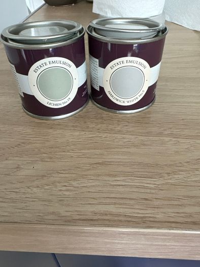 Farrow and Ball testers