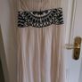 Cream silk dress Image 2