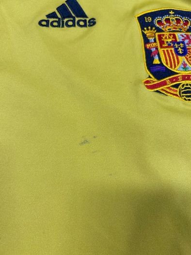 Vintage 2007 Adidas Spain Away Jersey Shirt Mens XL