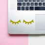 Sleepy Eyes Vinyl Decal, Eyelashes Sticker for Apple Macbook, iPad iPhone Laptop Car Bumper Truck Window Decal, Fashion Decals, Eyelashes Image 2