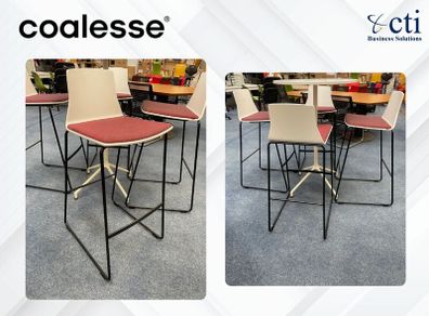 4 x Coalesse Office Stools - Grade A