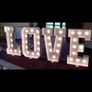 4 Foot "LOVE" wedding letters to rent Image 2