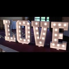 4 foot wedding "LOVE" letters