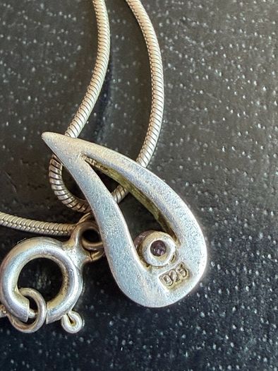 silver necklace