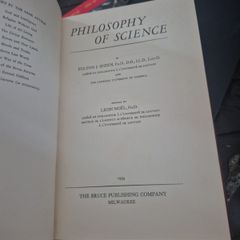 first edition hardcover of Archbishop Fulton J Sheens Philosophy of Science