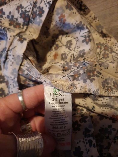 floral boho girls top from next