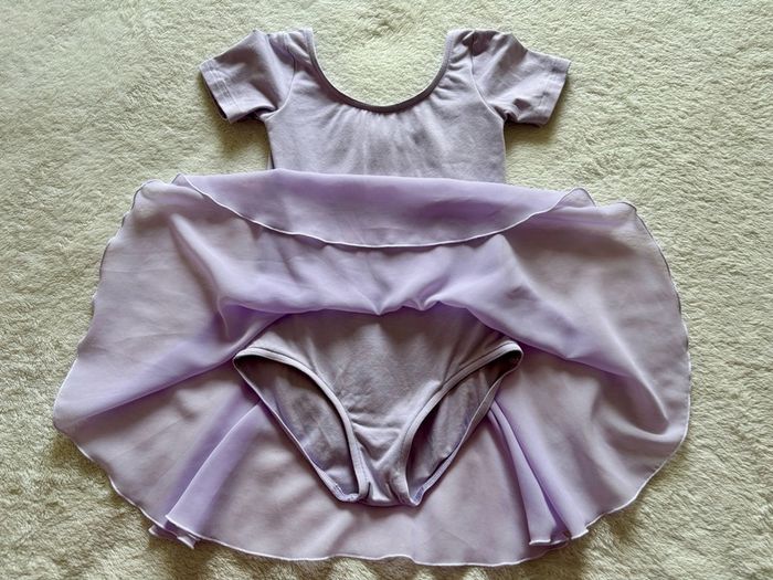 Purple Skirted Ballet Leotard Age 7-8