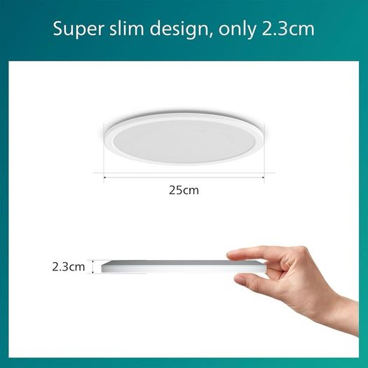 Philips LED SuperSlim SceneSwitch Dimmable Ceiling Light 2700K