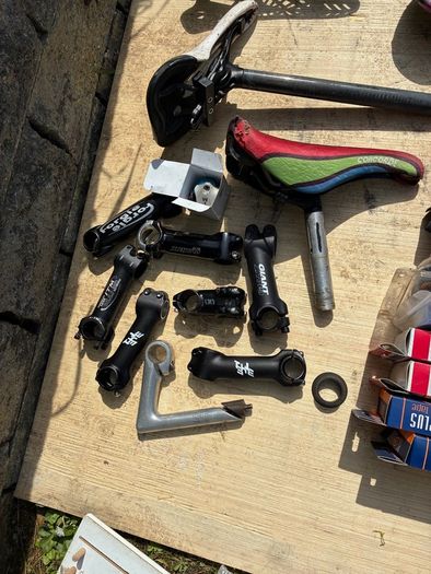 Job lot of bicycle parts