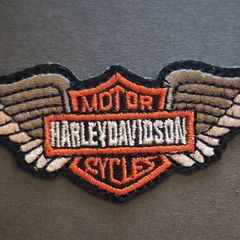 Harley Davidson motorcycles, cloth patch.