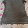 T-shirt Bnwt grey lace front hollister tshirt xsmall Image 9