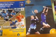 GAA various Hurling league and All Ireland qualifier official match programmes