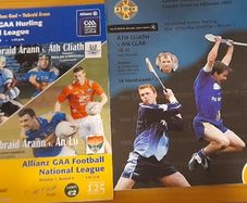 GAA various Hurling league and All Ireland qualifier official match programmes