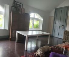 white coffee table 120x30 inches