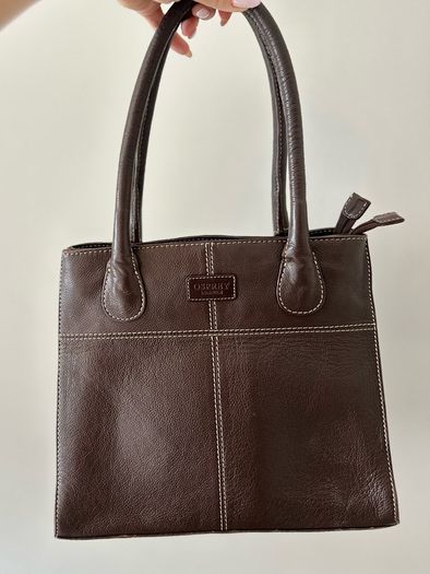 Vintage Osprey London Leather Bag