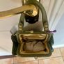 Pure brand vintage green velvet handbag Image 4