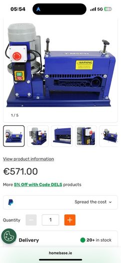 1.5-40MM Wire Stripping Machine 370W Wire Stripper Machine with 10 Blades  Electric Cable Stripper Machine 220v