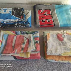 Kids bundle of duvets(Pokemon+cars),Transformers blanket,star wars curtains