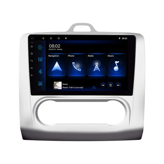 Car Android Radio Multimedia Player For Ford Focus 2 Mk2 2004-2011 2 Din Autoradio Video AI Voice GPS Navi WiFi