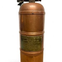 Antique French Copper & Brass Vineyard Sprayer Muratori Paris