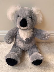 Build a Bear Workshop 2011 Gray Koala approx. 40 cm. NOT Working Used Please see photos