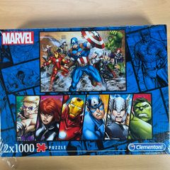 Marvel Avengers Clementoni 2 x 1000 Piece Jigsaw Puzzle - New & Sealed