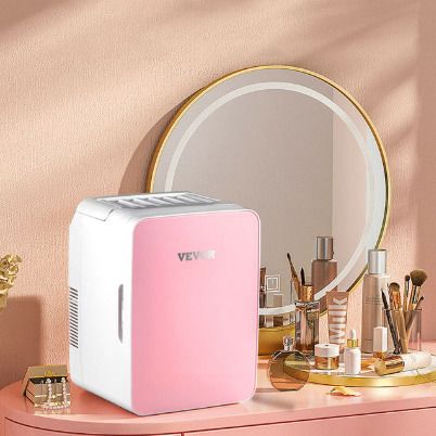 BRAND NEW 10L Mini Makeup Fridge Car Refrigerator Freezer Cooler & Warmer for Home Car Use Storing Skincare Cosmetic Food Drink