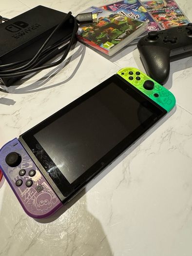 Nintendo Switch with games