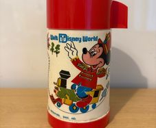 Vintage Retro Aladdin Walt Disney thermos flask c1970