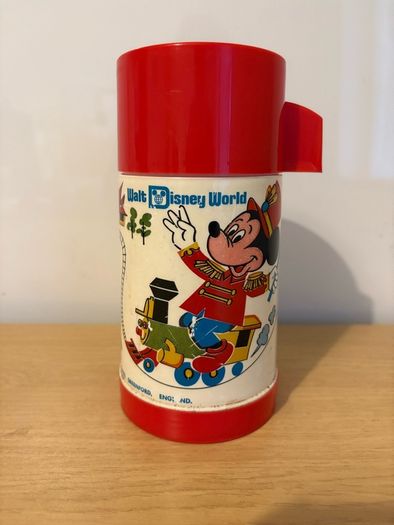 Vintage Retro Aladdin Walt Disney thermos flask c1970