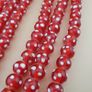 Vintage Red Dotted Glass African Style beads Strands 22 inches 13 -14mm Beads Image 8