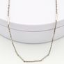 Vintage 925 Sterling Silver Bar Link Station Chain Image 6