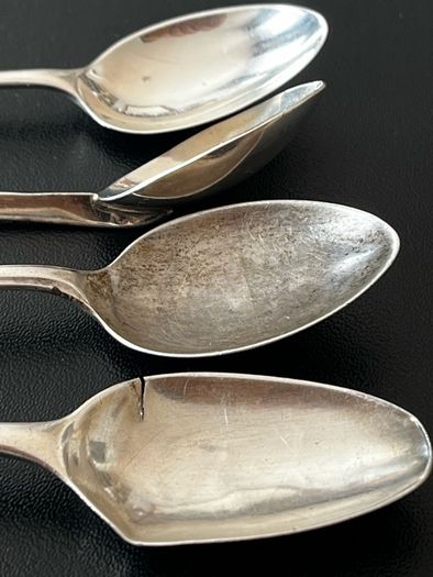 Antique/Vintage Sterling Silver teaspoons 925 52.2g