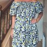 Floral Dress, Puff sleeve, size 10 Image 2